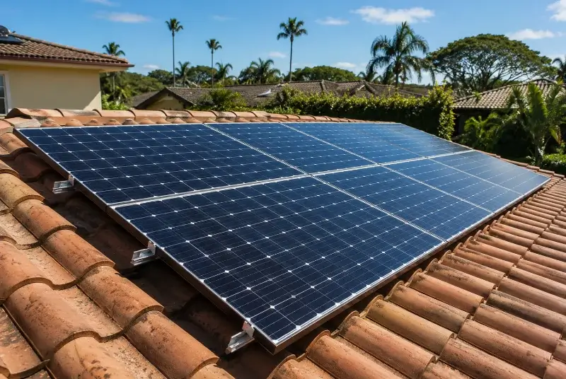 Installation de panneaux solaires à Viriat